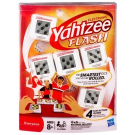 Yahtzee Electronic Flash Cubes - The Smartest Dice You'ce Ever Rolled (AGES 8 AND UP)