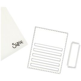 Sizzix Thinlits Die-Stitched Slots by Tim Holtz, Metal, Multicolour, 19.1 x 14.4 x 0.4 cm