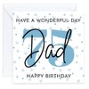 dad Happy 75th Birthday Card 75 age (envelope Included)