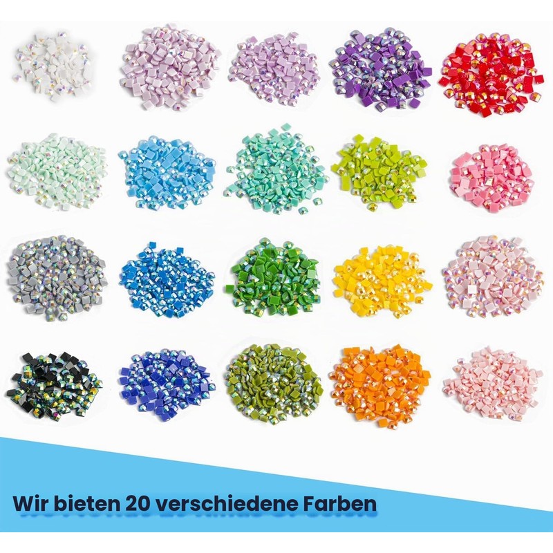Forever Young AB Diamond Painting Square Stones Diamond Painting Accessories
