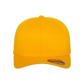 Flexfit Mens Wooly Combed Baseball Cap, Gold, 6-12 Years UK