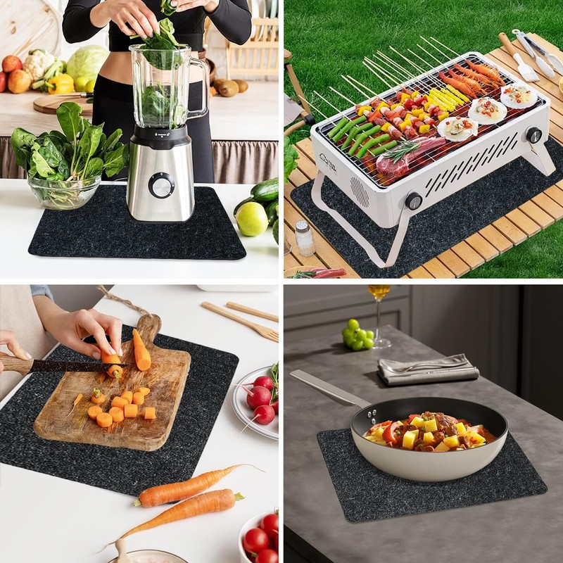 Fire Protection Mat, Heat Resistant Underlay, Baking Mat for Air,