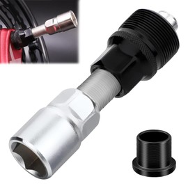 Bicycle Crank Puller with 16 mm Key, Crank Remover Bicycle, Square Crank Arm, Universal Bottom Bracket Tool Puller, Pedal Crank Puller Set, for Assembly and Disassembly of Crank Arms