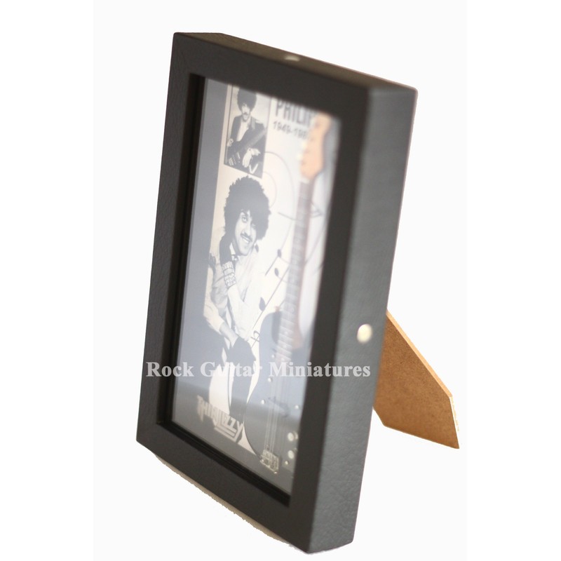 RGM8884 Phil Lynott Thin Lizzy Miniature Guitar Collection in Shadowbox