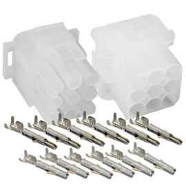 Molex -1 Complete Set - (9 Pin) w/14-20 AWG, Wire Connector - 2.13mm D, Latch Lock, MLX
