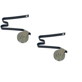 M Shaped Style Screen Door Roller with Steel Wheel | Roller Replacement for Sliding Patio Screen Door Repair (SR-301-S) (2 Pack)