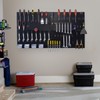 Pegboard Smith 48x24 Inch Black Metal Pegboard Kit for Wall