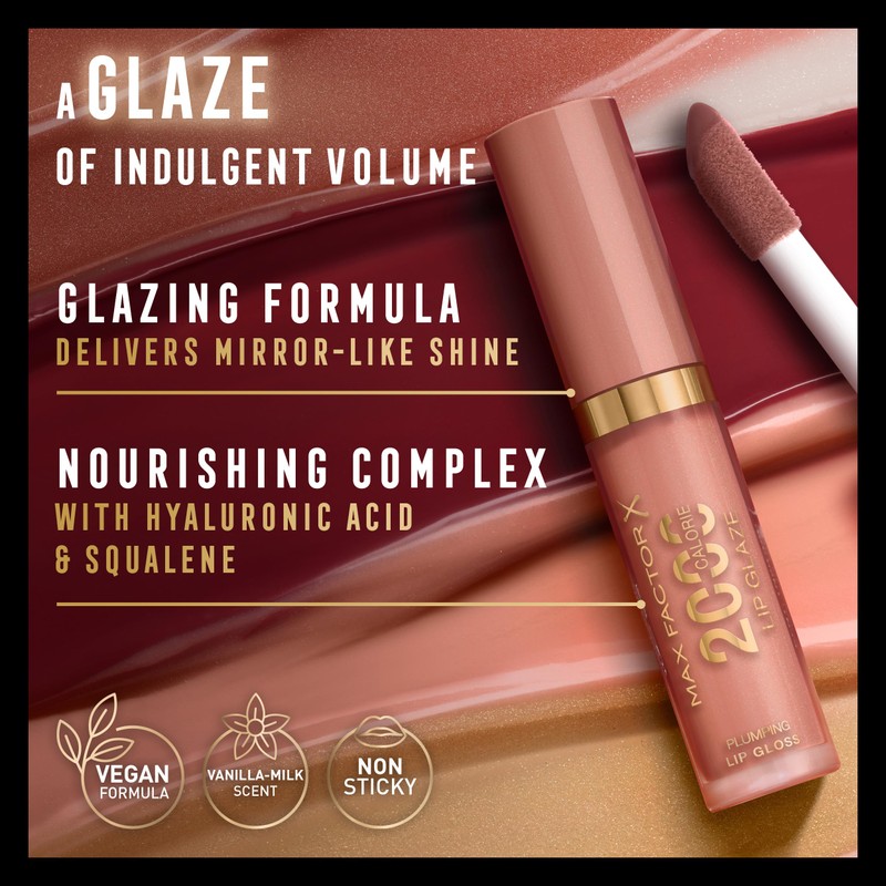 Max Factor 2000 Calorie Lip Glaze, Coloured High Gloss Lip