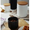 Ceramic Pure Color Sugar Bowl Spice Jar Storage Pot with
