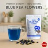 Premium Quality Dried Blue Pea Flowers Butterfly Pea Flowers, pack