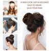 MY-LADY Messy Hair Bun Hair Scrunchies Extension Curly Wavy Thick