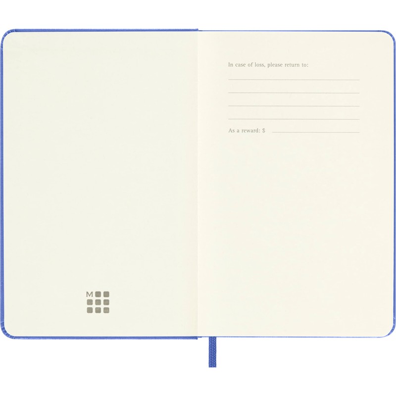 Moleskine - Classic Notebook, Plain Notebook, Hard Cover and Elastic