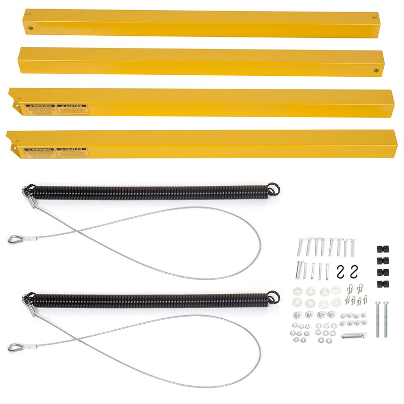 ECOTRIC 2-Sided Assist System Tailgate Utility Trailer Gate&Ramp w/ 12