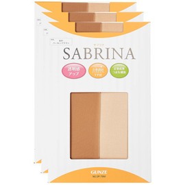 GUNZE Sabrina Stocking Smooth Zokki PS; 3 Pairs -