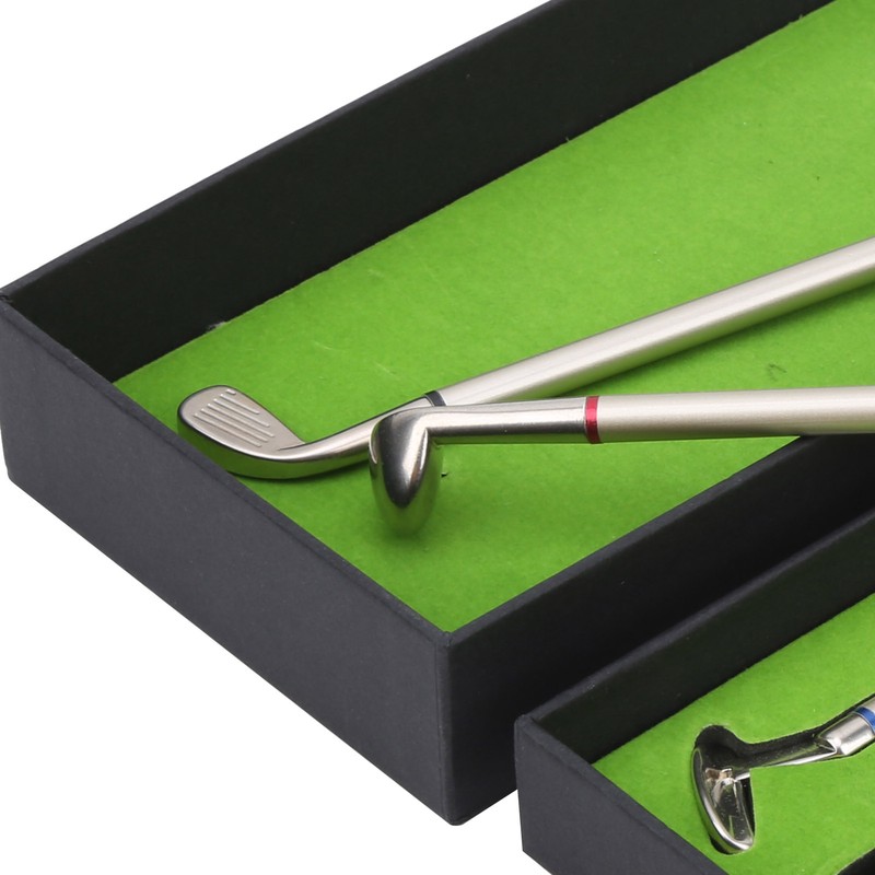 Mini Desk Games Box Green Driving Range with Golf Club