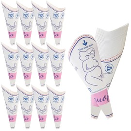 guofa Female Urination Device, Disposable Urinal for Women Portable Urinal Standing up for Women Waterproof Paper Pee Funnel for Festival, Camping, Car, Hiking Essentials for Women (50PCS)