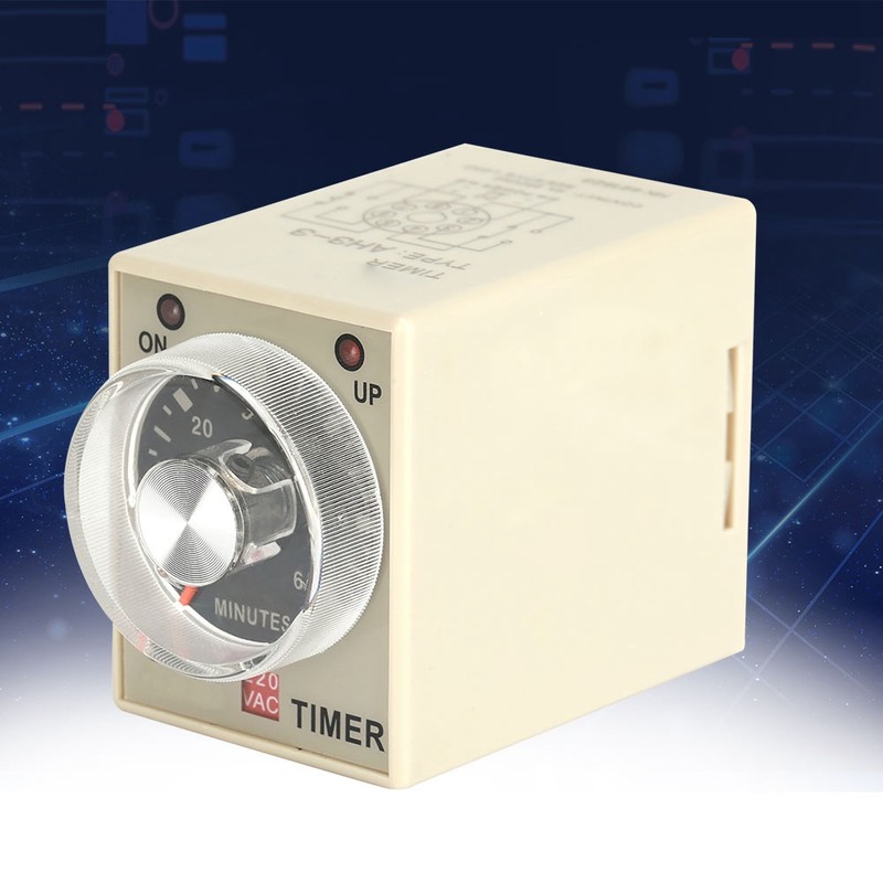 220VAC 60 Minutes Power On Delay Timer Time Relay AH3-3(60M)