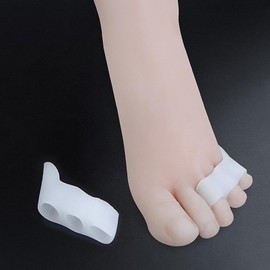 2-Pack Pinky Toe Separator Loop - Toe Corrector, Spreader, Stretcher, Protector for Small and Ring Toes 1 Type 3ea