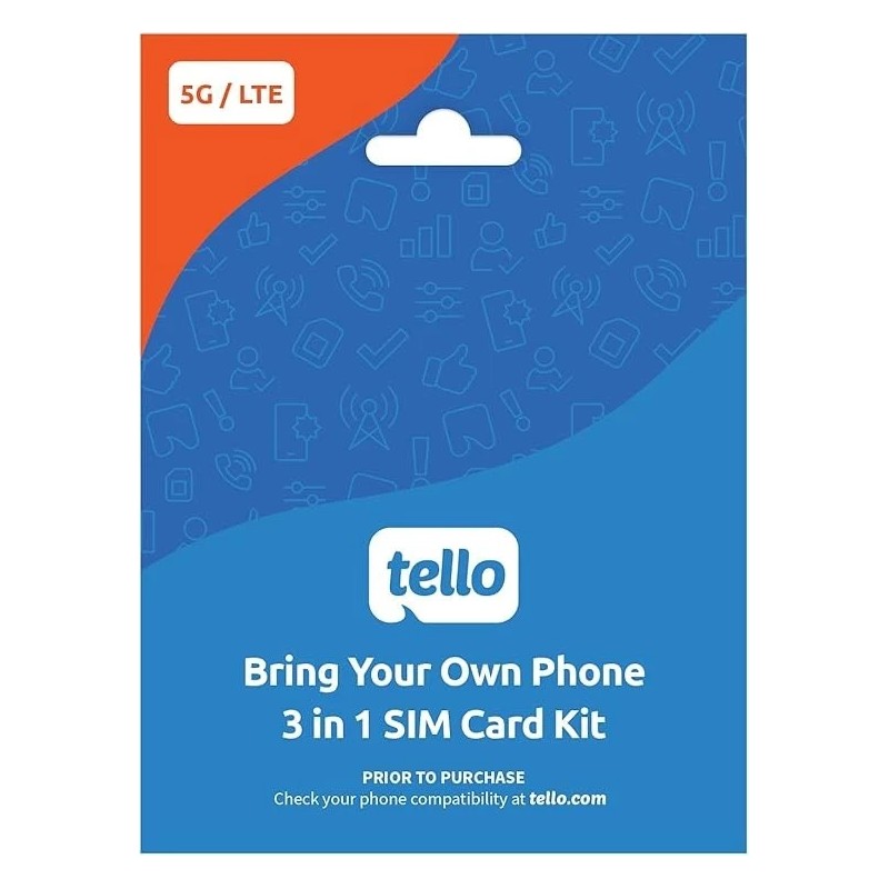 Tello Mobile - Bring Your Own Phone - 3 in