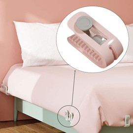 Set of 12 Futon Clips, Duvet Fixers, Quilt Clips for Comforter Fasteners, Lightweight, Compact, Anti-Slip, Easy to Install, Won't Damage Your Comforter, Slip Down Clips