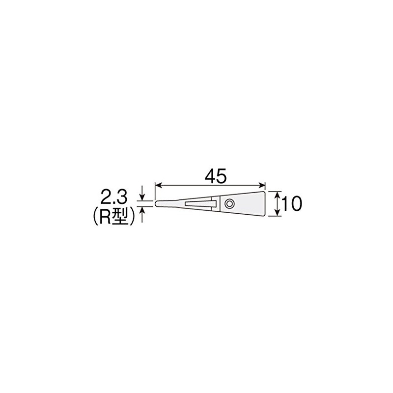 Hozan ESD Chip P-613S-1 Anti-Static Tweezers Tip, Set of 2,
