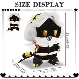 Murder Plush Drones Toys, V Murder Plush Doll Toys Cartoon Murder Plushies for Girls Boys Murder V Drones Toys Stuffed Animal Soft Figure Cute Cuddly Toy Uzi Doorman for Kids Adults Birthday Gifts