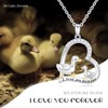 OHAYOO Duck Pendant Necklace for Girl 925 Sterling Silver Cute