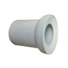150mm Long White WC Toilet Waste Water Straight Pan Connector