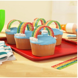 Airheads Xtremes Belts Sour Candy, Rainbow Berry, Non Melting, Bulk Party Bag, 4.5 oz, (Pack of 4), with CHIRPFINDS STICKER