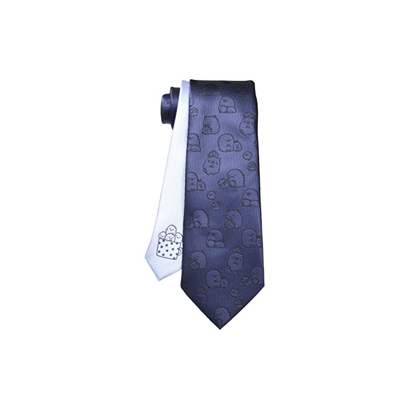 [Florene Necktie, Sumikko Gurashi, Solid Pattern, Navy 4, Standard, navy