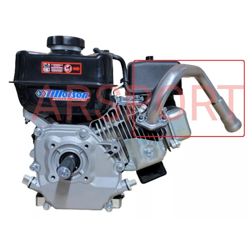 ARSPORT Drift Trike Exhaust Pipe Header Predator 212cc, GX160 /