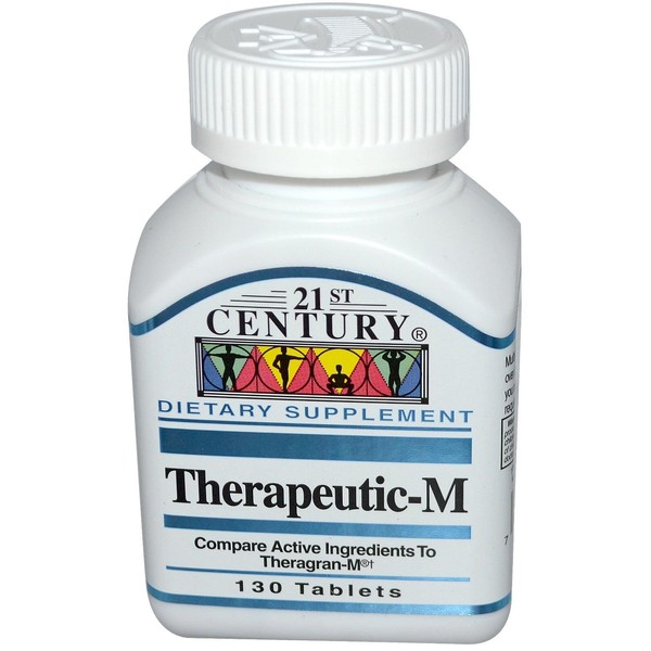 21st Century Therapeutic M Tablets, 130 tablets (4 pack)