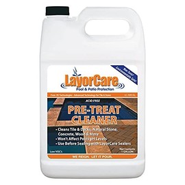 LayorCare Pre-Treat Cleaner - Multipurpose Liquid for Tile, Stone, Wood, Concrete - 1 Gallon