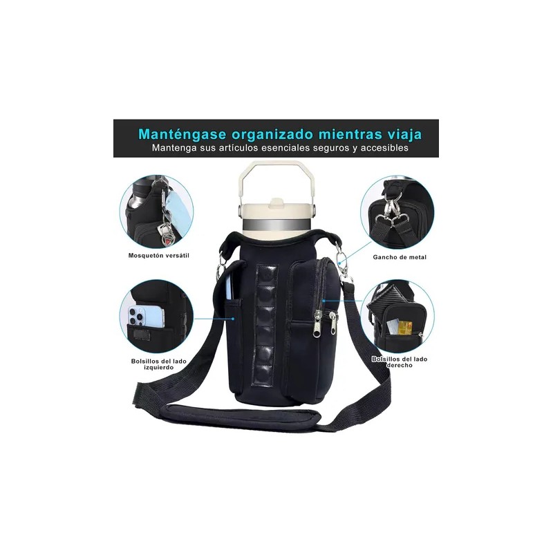 Bolsa Magnética para Botella, Celular y Accesorios – Ideal para