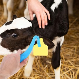 VANZACK 2pcs Livestock Ear Removing Tool Ear Skin Magnet Cutter for Cattle Cow Goat Sheep Pig | VANZACK