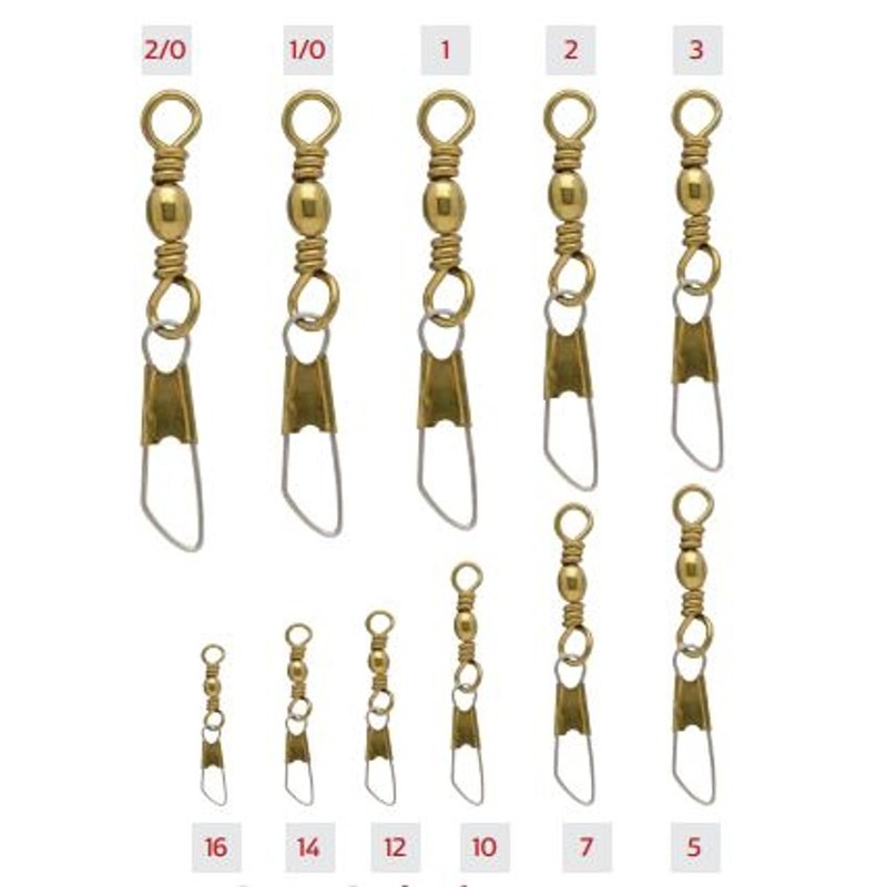 Pucci 15BBS1/02PK Swivel Snap Brass