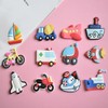 12pcs Vehicle Fridge Magnet, Soft Cartoon Creative Fridge Magnet Vehicle