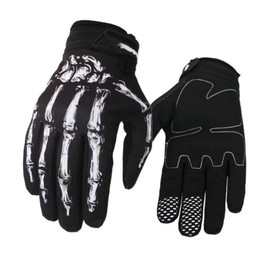 Heyjieyu Motorcycle Gloves for Men and Women Full Finger Skeleton Joker Gloves Touchscreen for BMX ATV MTB Riding Cycling Mountain Bike Dirt Bike