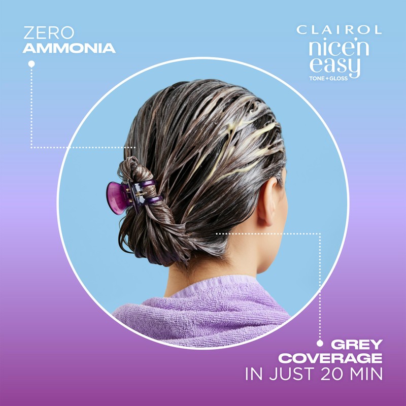 CLAIROL NICE'N EASY TONE+GLOSS SEMI PERMANENT HAIR DYE - 511/77