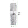 mDesign Hanging Storage for Gift Wrapping - Rotating Wrapping Paper