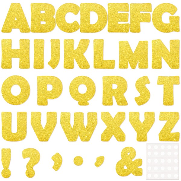 Qyeahkj 150 PCS Large 7" Font Letters and Punctuation Set