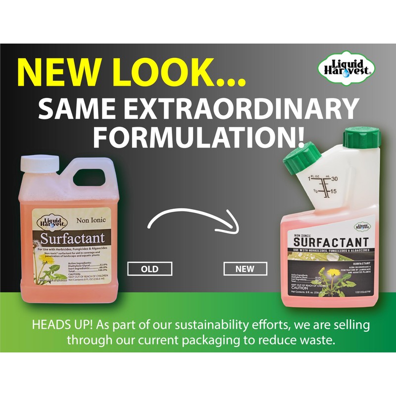 Concentrated Surfactant for Herbicides Non-Ionic 8oz, Increase Product Coverage, Penetration,
