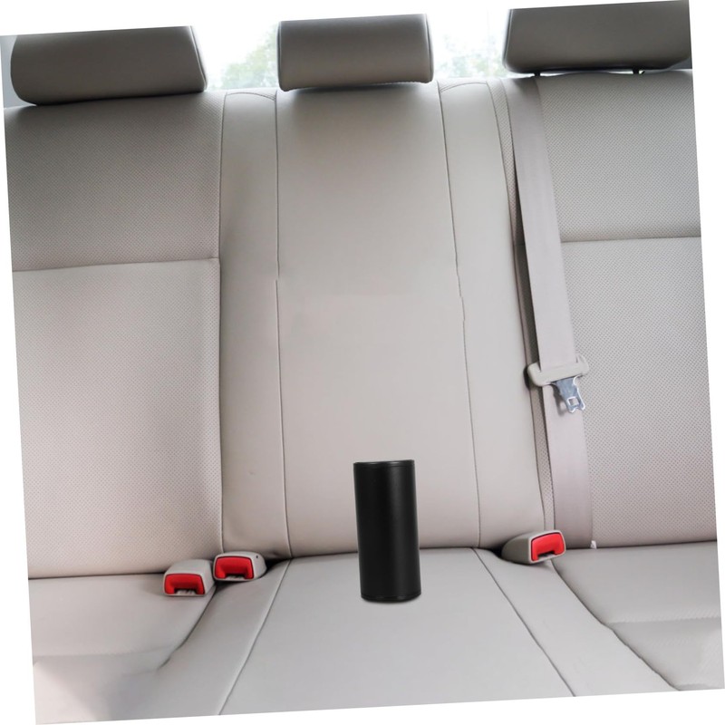 Ciieeo Leak Black Garbage Bin with Tissue Holder for Vehicle