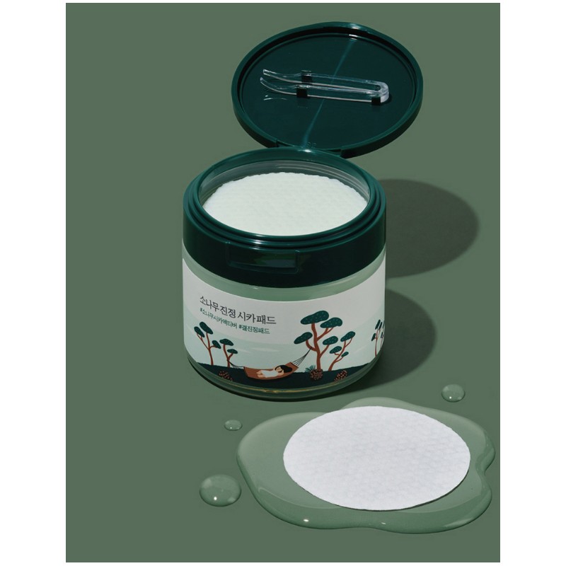 라운드랩 소나무 진정 시카 패드 195ml, 50매입, 1개 Round Lab