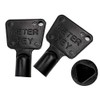 Waterberry Pack of 2 Gas Meter Box Key Triangular Black