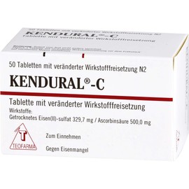 KENDURAL C prolonged-release tablets, pack of 50