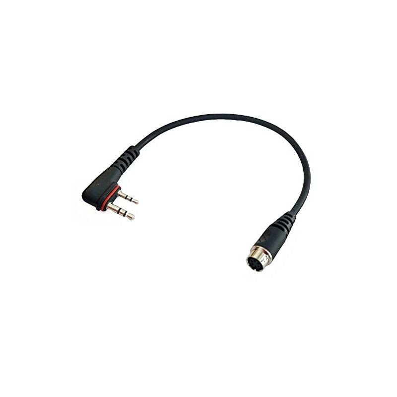 ArmorMason Hirose 6-pin Quick Disconnect Adapter Compatible with Icom Radio