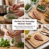 Wooden Herb Stripper Tool 8-Hole Leaf Separator with Cleaning Brush