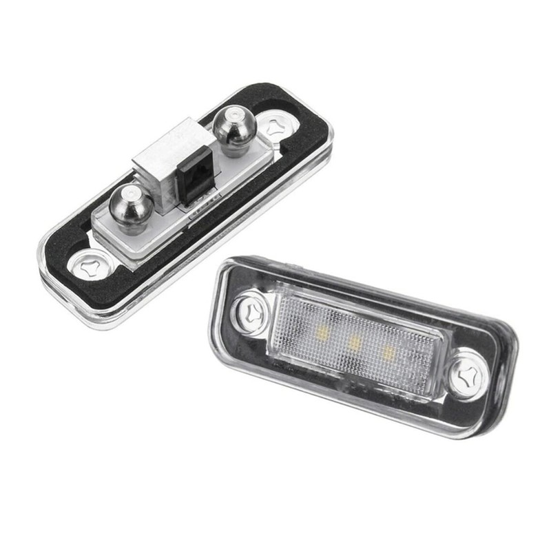 2pcs LED License Plate Light Error Free for M-erc-edes for