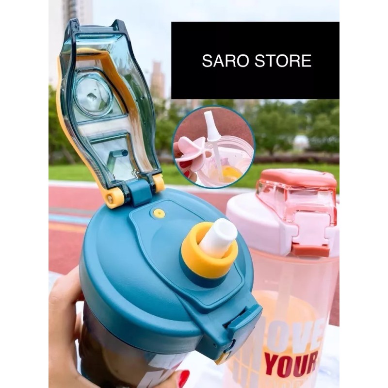 SARO STORE Botella Para Agua De Plástico